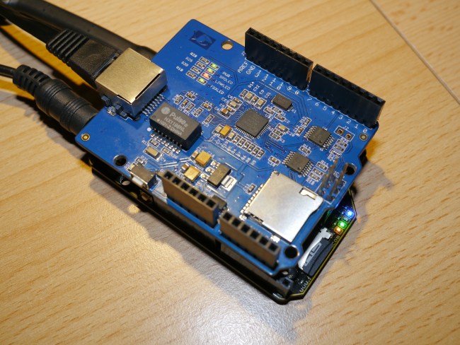 Goldilocks 1284p plus Elecrow W5200 Ethernet Shield