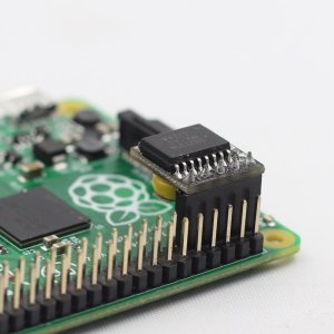 Sunfounder DS3231 module installed on a Raspberry Pi B+