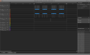 DAC control using SPI bus.