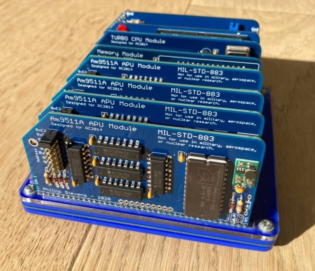 4x APU Modules with Am9511A